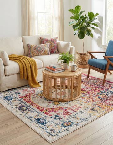 5' 3 x 5' 3 Madeline Vintage Square Rug