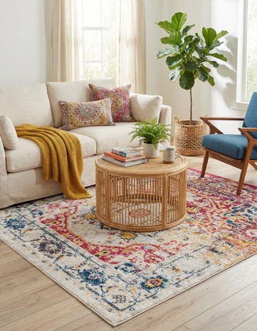 5' 3 x 5' 3 Madeline Vintage Square Rug