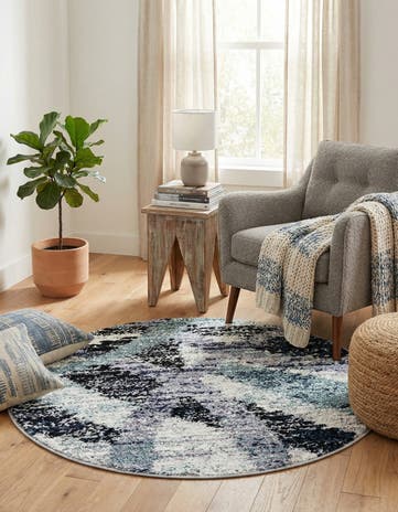 3' 1 x 3' 1 Tucson Round Rug