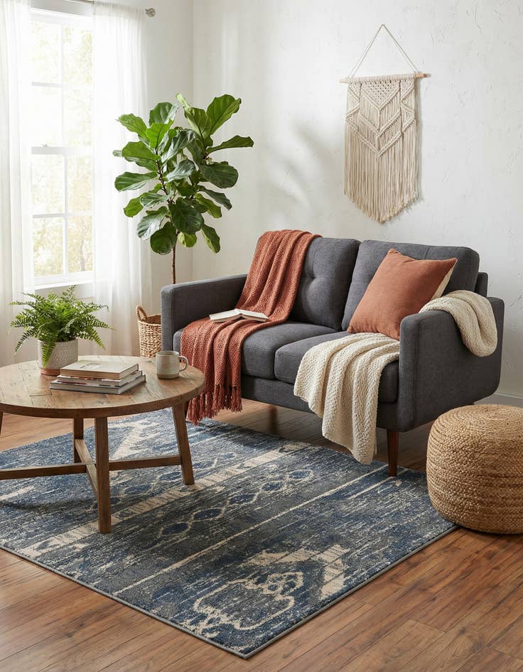 Detail image of 4' x 4' Oregon Square Rug