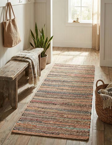 Hand Woven Chunky Jute Runner Rug