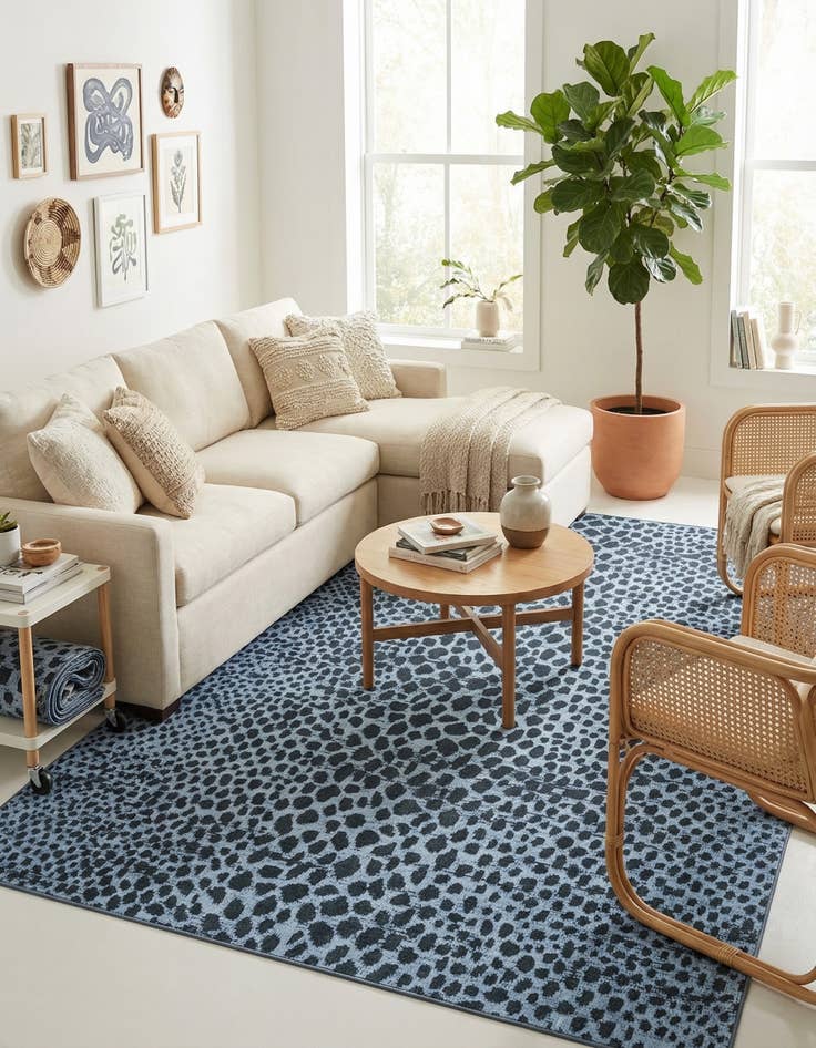 Detail image of 9' x 12' Kamala Washable Rug