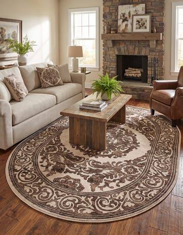 7' x 10' Hermitage Oval Rug