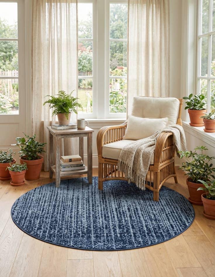 Detail image of  4' x 4' Angelica Round Rug