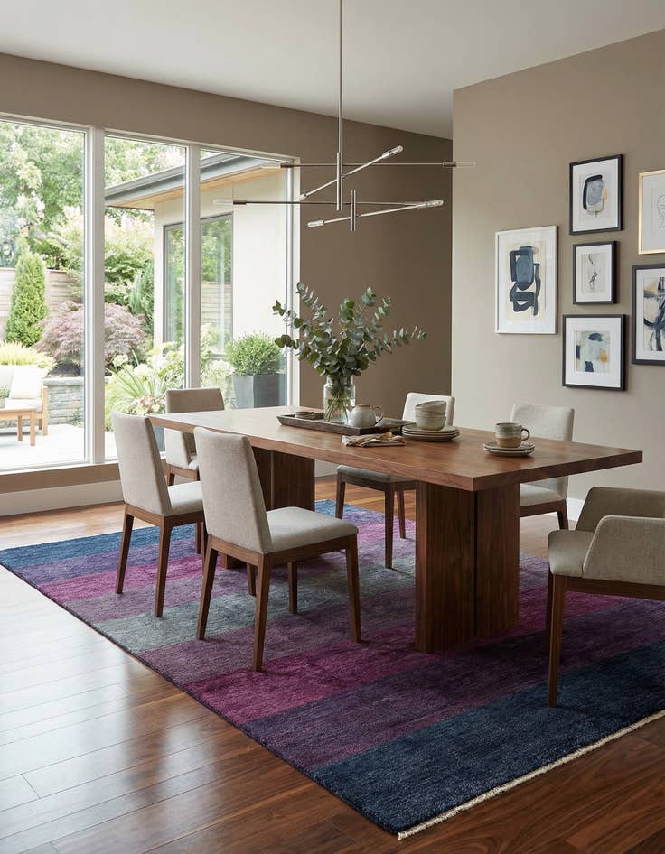 Detail image of  6' 4 x 9' 8 Tabiibaft Wool Rug