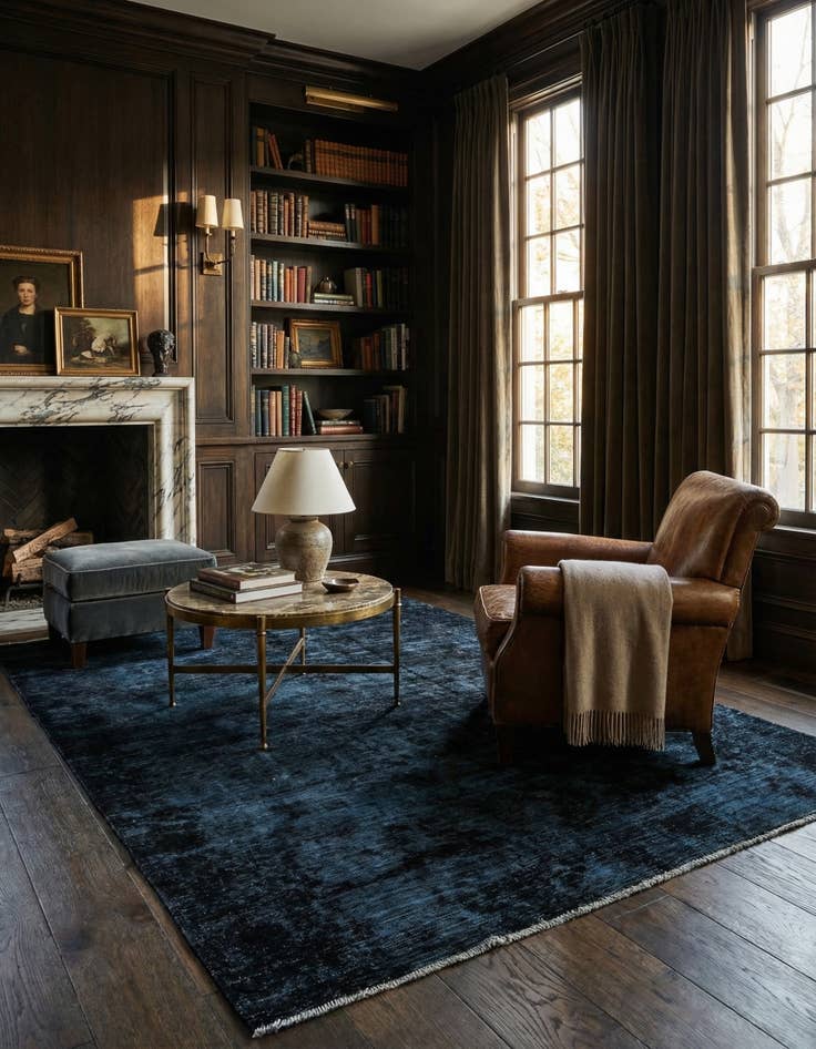 Detail image of 6' 2 x 9' 2  Hand Knotted Ultra Vintage Persian Wool Rug