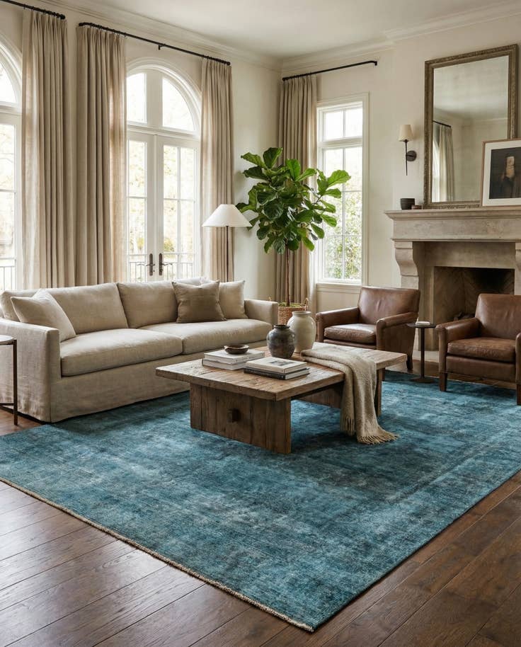 Detail image of 9' 1 x 12' Hand Knotted Ultra Vintage Persian Wool Rug