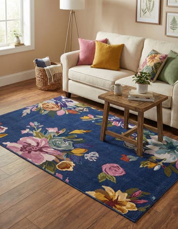 Blue Blossom Rug