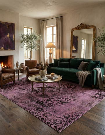 6' 4 x 9' Vintage Royal Wool Rug