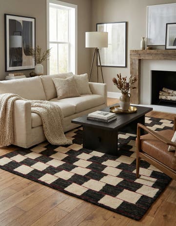 5' x 8' 2 Hand Knotted Darya Wool Rug