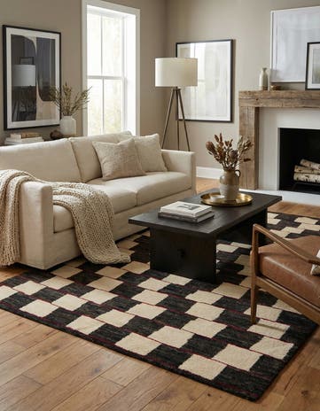 5' x 8' 2 Hand Knotted Darya Wool Rug