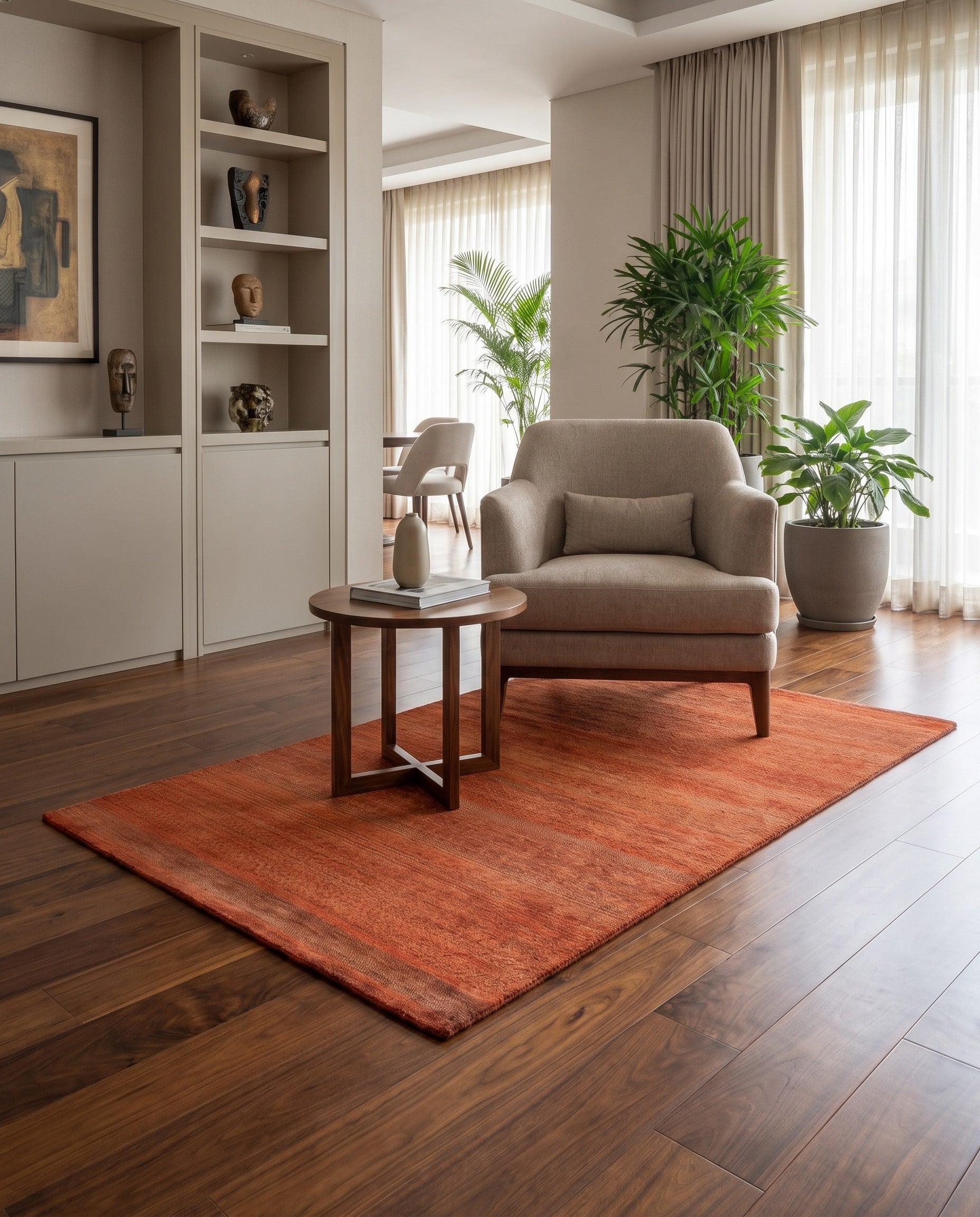 4' x 6' 5 Tabiibaft Wool Rug