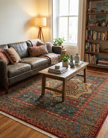 Navy Blue Amina Rug