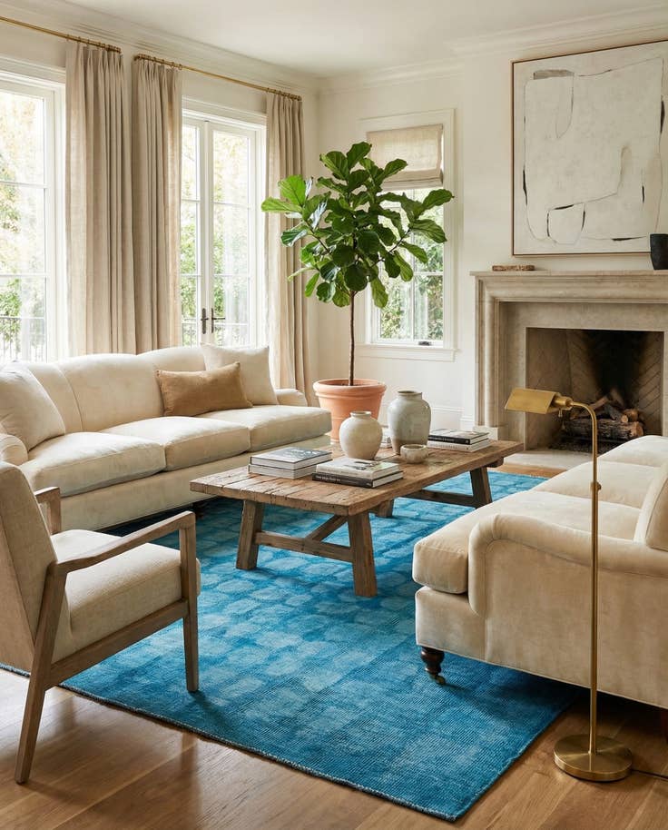 Detail image of 8' x 10' 5 Hand Knotted Darya Wool Rug