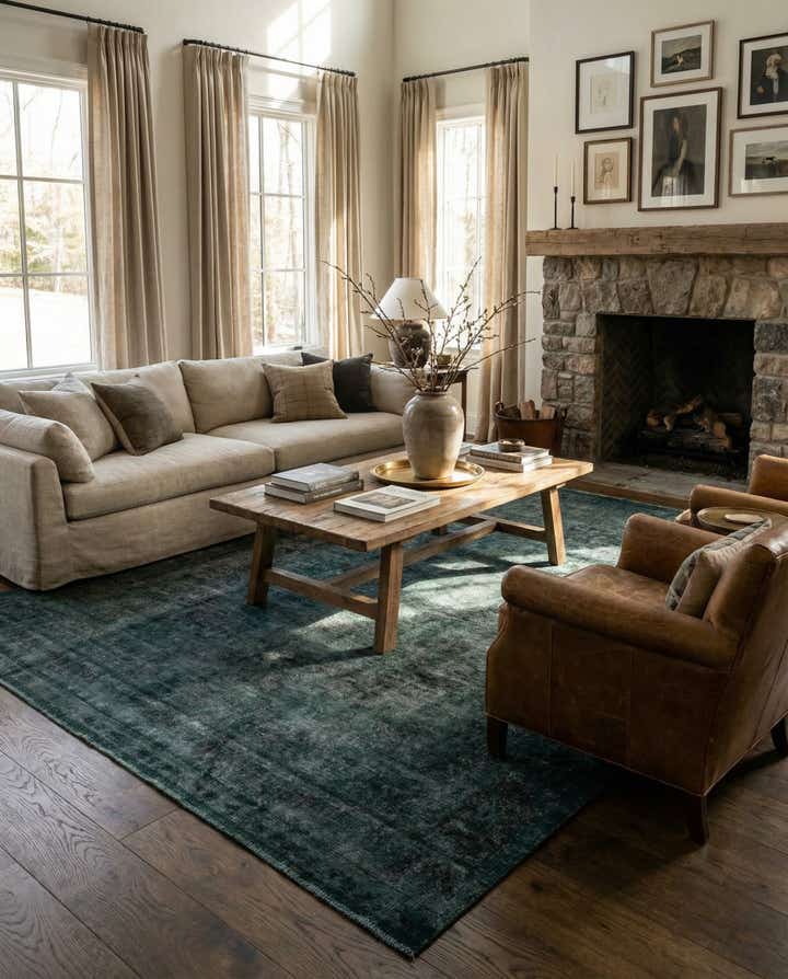 9' 7 x 12' 10 Hand Knotted Ultra Vintage Persian Wool Rug