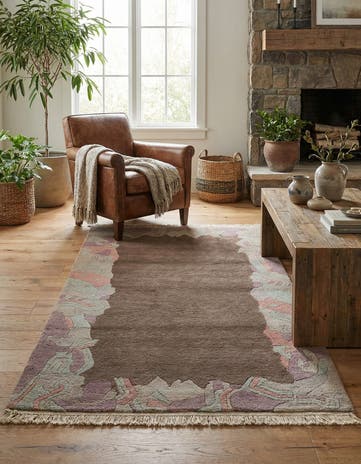3' 3 x 5' 8 Hand Knotted Nepal Wool Rug