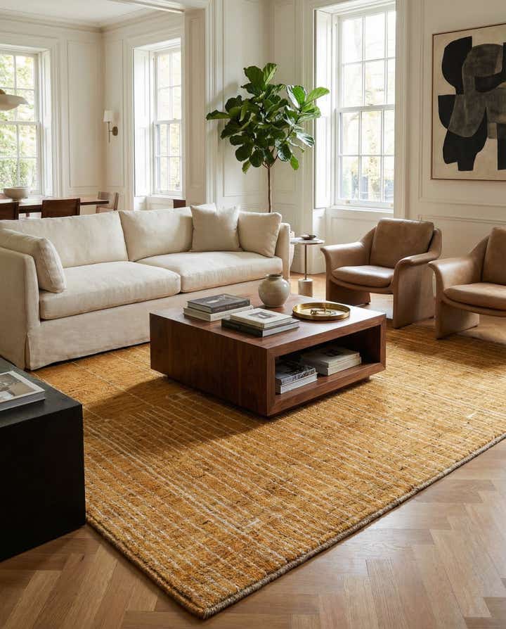 5' 7 x 8' 3 Hand Knotted Darya Wool Rug