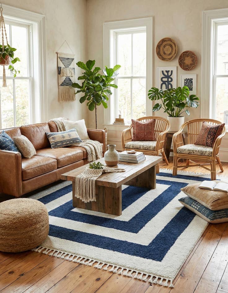 Detail image of  9' 6 x 14' 3 Boho Rug