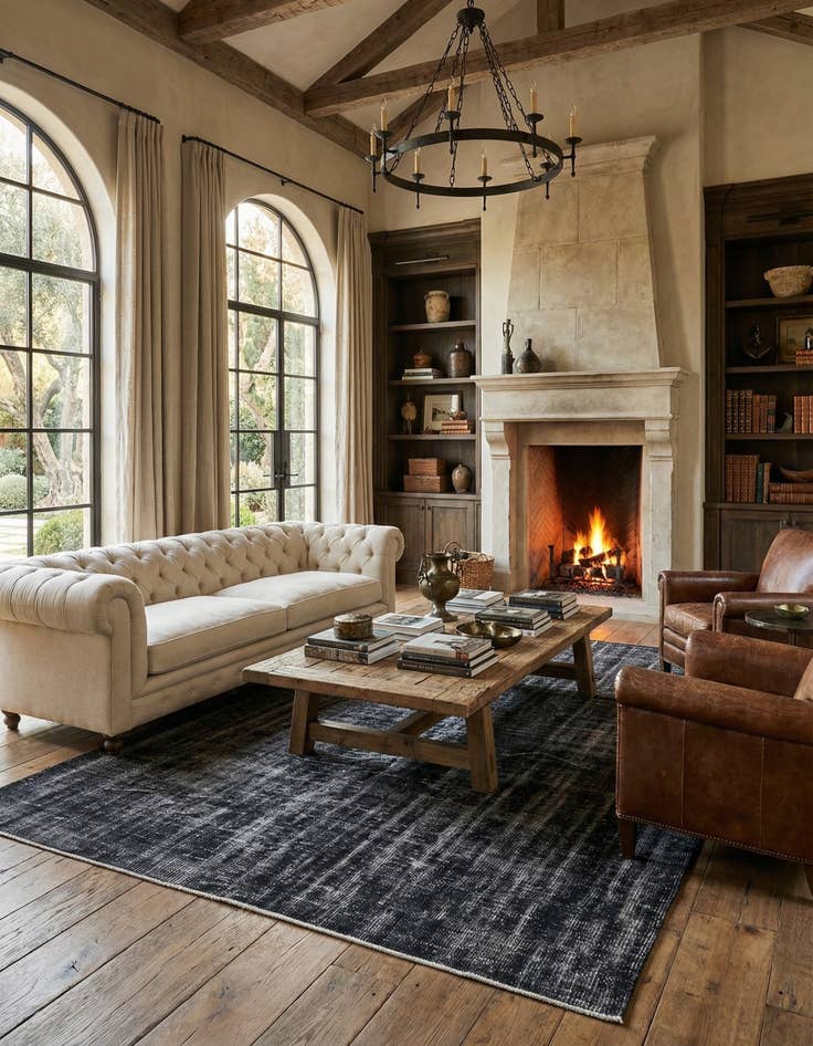 Detail image of 6' 4 x 10' Ultra Vintage Wool Rug