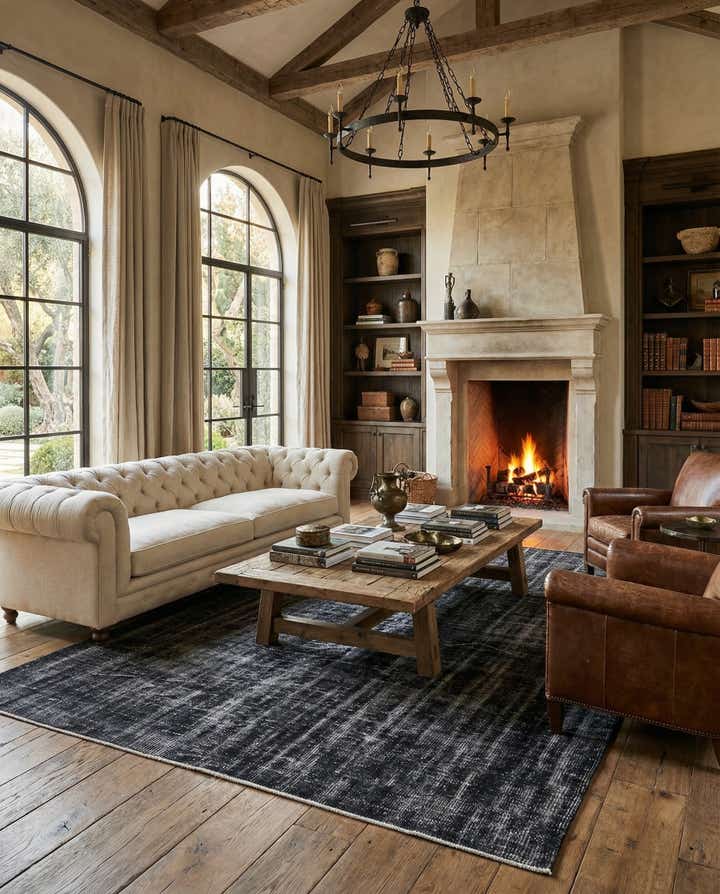 6' 4 x 10' Ultra Vintage Wool Rug