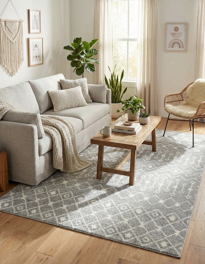 5' 3 x 8' Moroccan Trellis Rug
