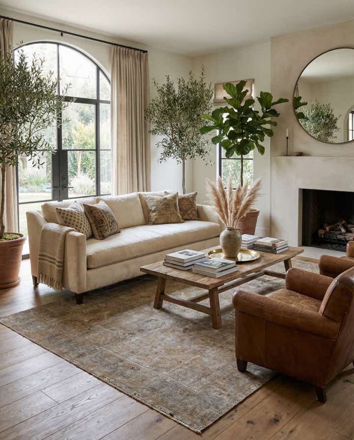 6' 2 x 9' 7 Hand Knotted Ultra Vintage Persian Wool Rug