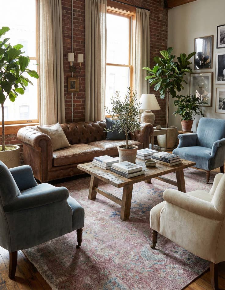 Detail image of  4' 9 x 8'  Hand Knotted Ultra Vintage Persian Wool Rug