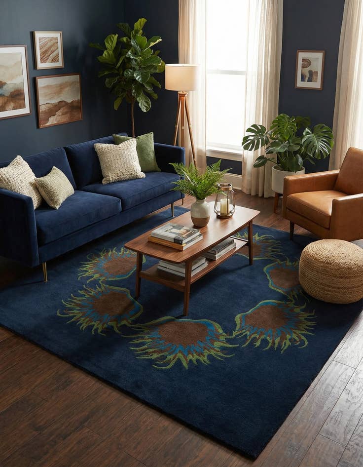 Detail image of  7' 6 x 7' 7 Luna Square Rug