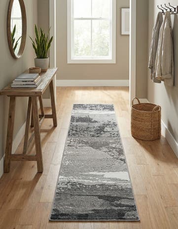Black Oslo Runner Rug
