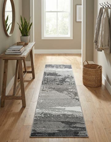 Black Oslo Runner Rug