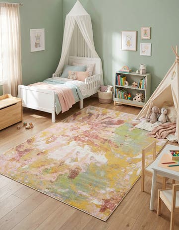 7' 10 x 10' Abstract Whimsy Kids Rug