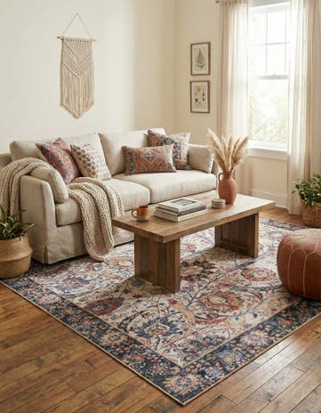 7' 10 x 10' Washable Timeless Rug