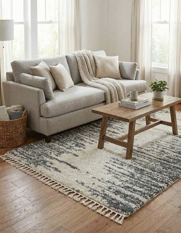 5' 3 x 8' Serenity Shag Rug