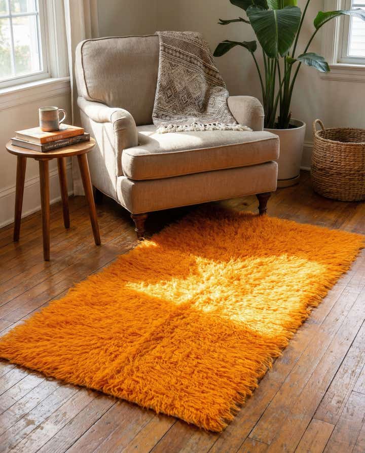 2' 2 x 4' 6 Hand Knotted Moroccan Wool Runner Rug