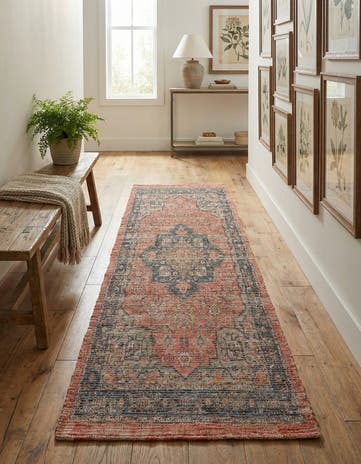 2' 2 x 8' Hand Woven Chenille Jute Runner Rug