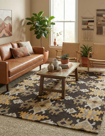 5' x 8' Luna Wool Rug