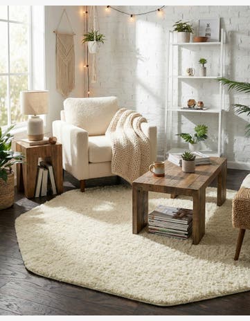 7' 10 x 7' 10 Everyday Shag Octagon Rug