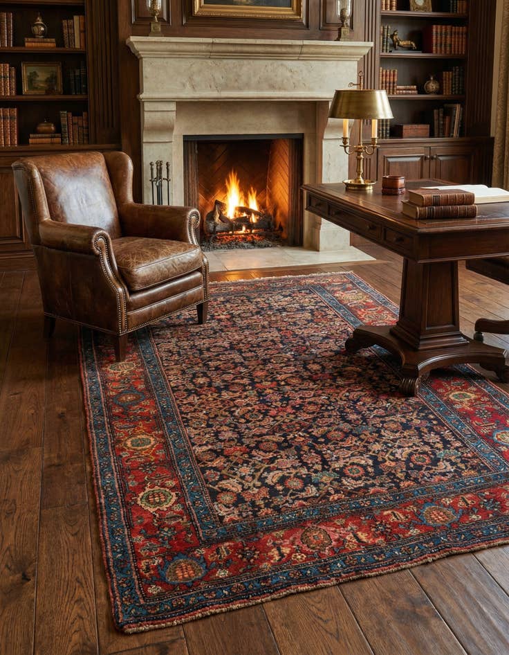 Detail image of 4' 1 x 7' 3 Bidjar Rug