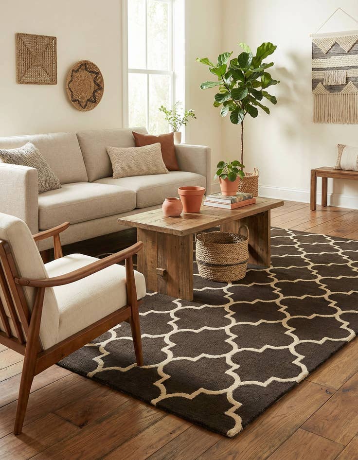 Detail image of 5' 1 x 8' 1 Luna Rug