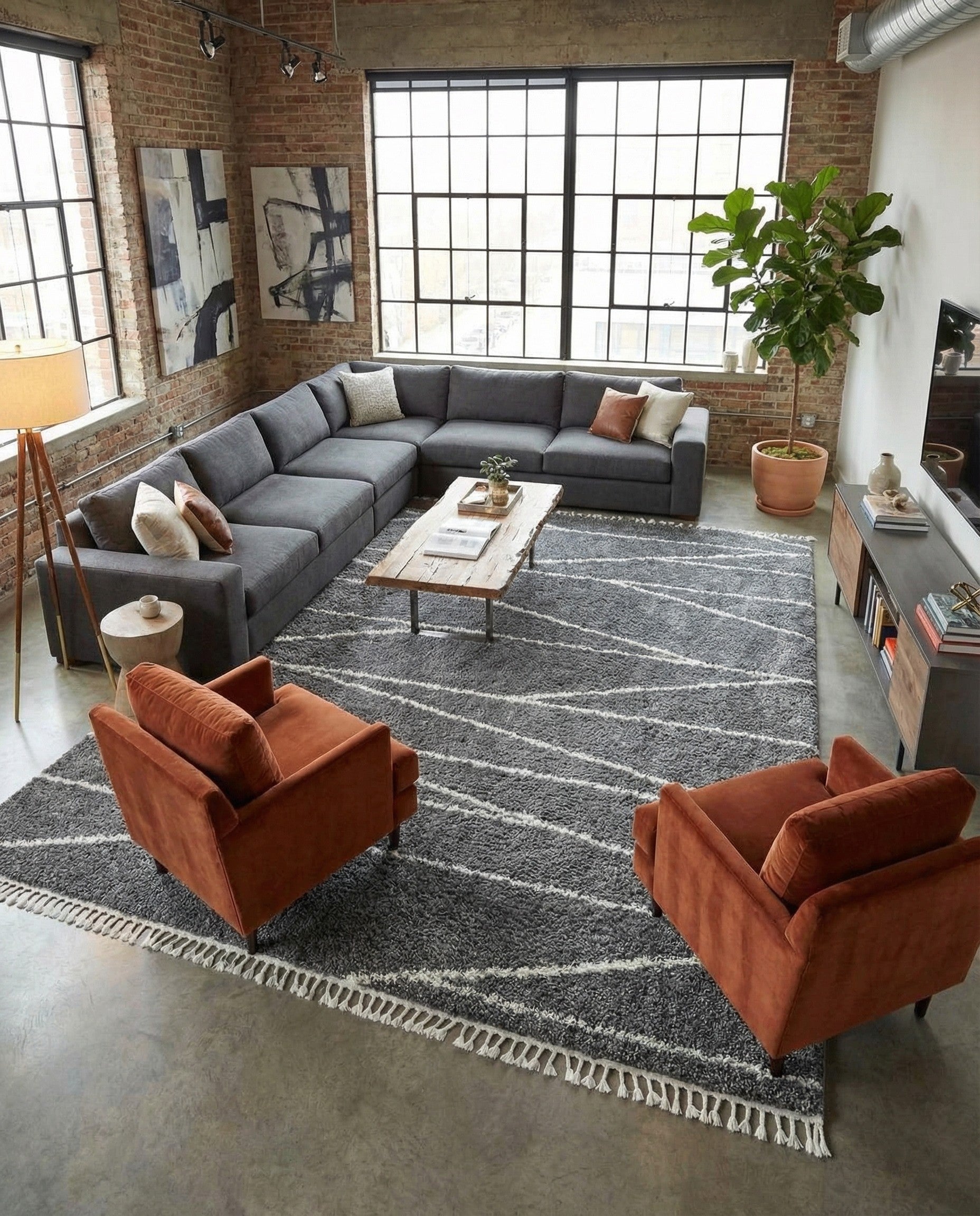 10' x 10' Serenity Shag Square Rug