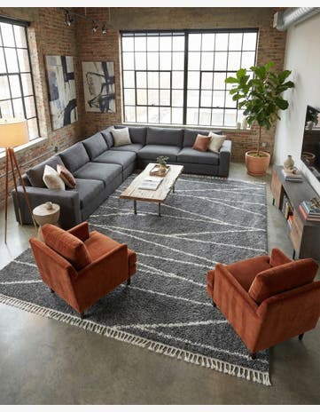 10' x 10' Serenity Shag Square Rug