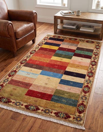 3' 7 x 5' 11 Hand Knotted Ziegler Modern Rug