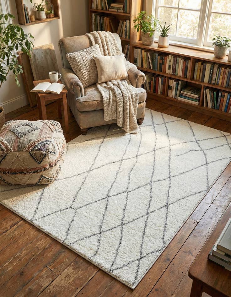 Detail image of  3' 3 x 5' 3 Soft Touch Shag Rug