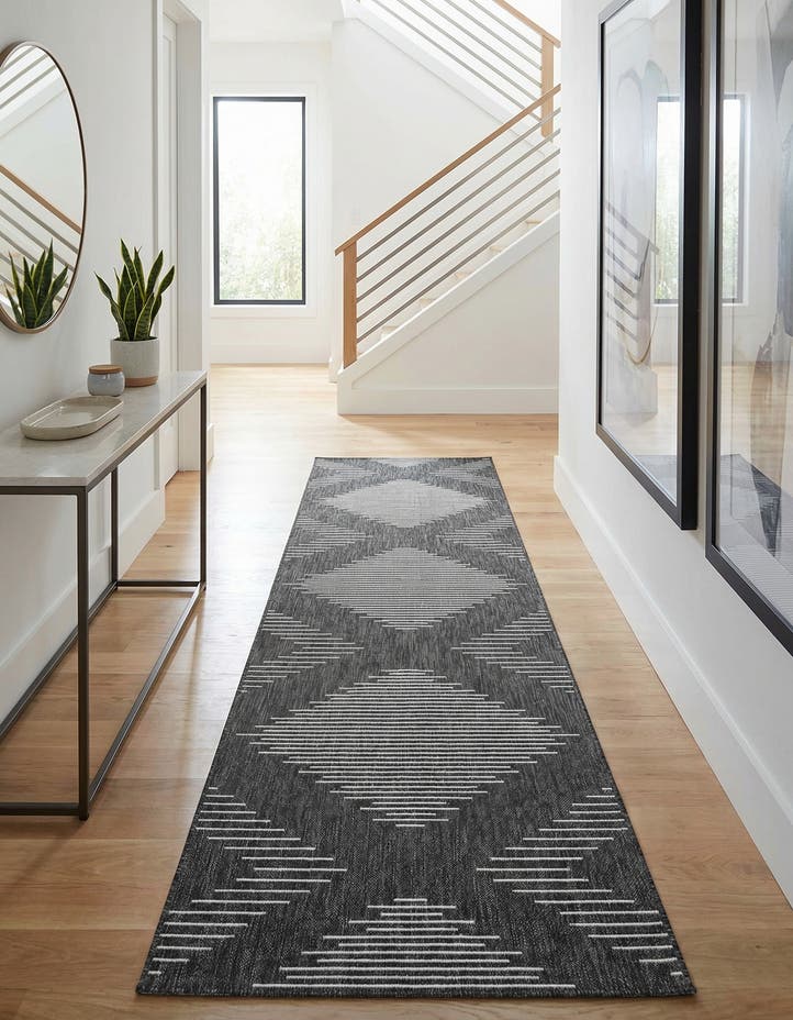 3' 3 x 12' Easy-Clean Modern Indoor / Outdoor...