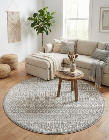 Jill Zarin 7' 10 x 7' 10 Uptown Cloisters Round Rug