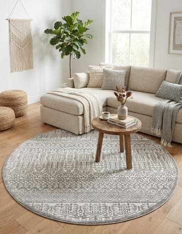 Jill Zarin 7' 10 x 7' 10 Uptown Cloisters Round Rug