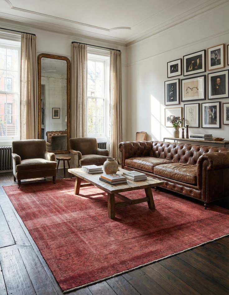 Detail image of 9' 5 x 12' 6  Hand Knotted Ultra Vintage Persian Wool Rug