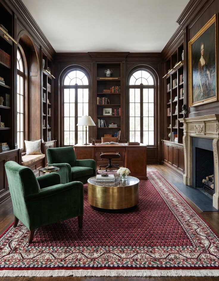 Detail image of 8' 5 x 11' 4  Hand Knotted Mir Wool Rug