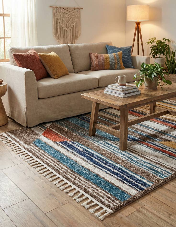 Detail image of 5' 3 x 8' Aramis Rug