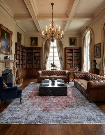 8' 4 x 11' 1 Vintage Royal Wool Rug